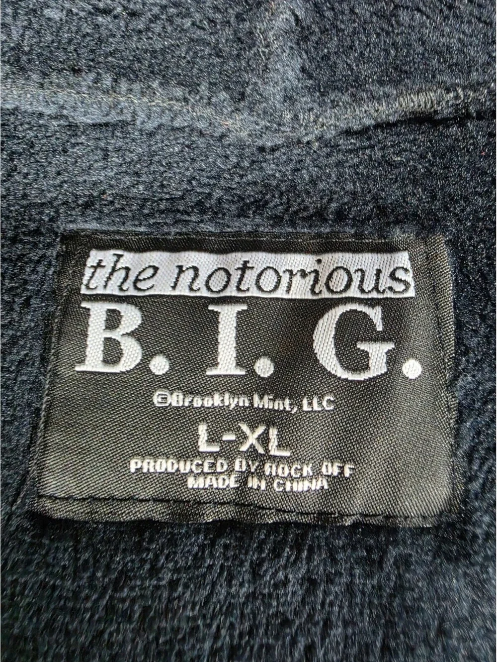 The Notorious B.I.G. embroidered 951 fleece